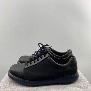 Campers Shoes Women's Size 41 9.5 USA Black Leather Runners Sneakers